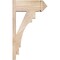 Ekena Millwork Merced Arts & Crafts Smooth Outlooker, Douglas Fir, 7 1/2"W x 18"D x 30"H OUT08X18X30MRC03SDF - alternate 4